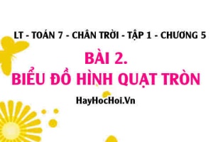Cách đọc Biểu đồ hình quạt tròn, cách biểu diễn và phân tích biểu đồ hình quạt tròn? Toán 7 chân trời Tập 1 chương 5 Bài 2